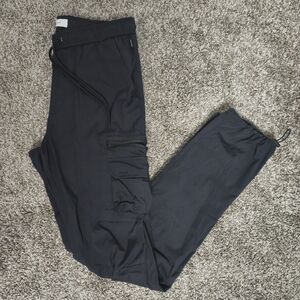 Men's Black Slim Cargo pants